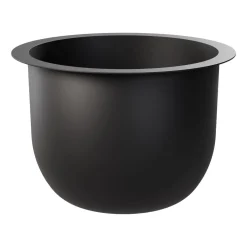 Kwietnik Form Platic Standy, z wkładem doniczkowym 24 cm, czarny