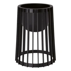 Kwietnik Form Platic Standy, z wkładem doniczkowym 24 cm, czarny