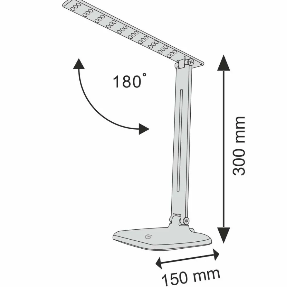 Lampa biurkowa Sanico Goldlux Jowi LED, 4000K, biała