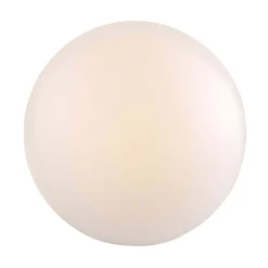 Lampa ogrodowa 50 cm, kula, E27, biała