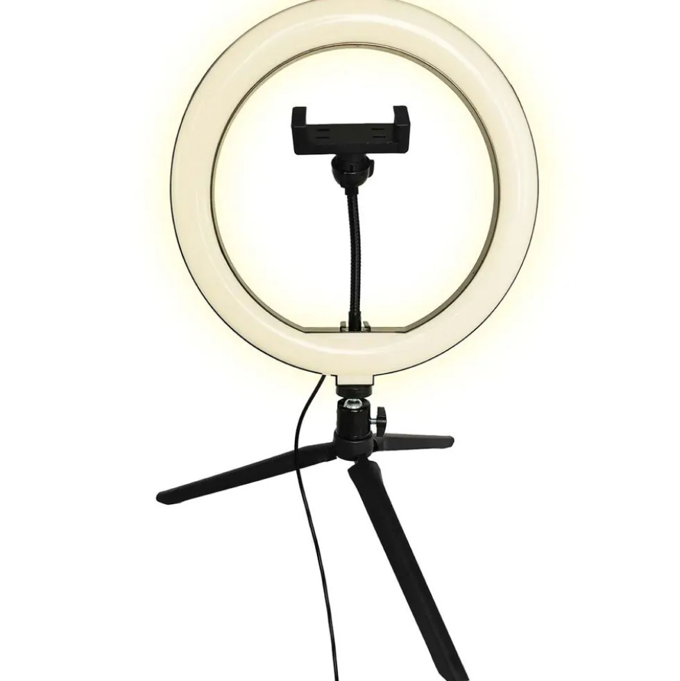 Lampa pierścieniowa LED Sanico Goldlux, do selfie, 26 cm, USB