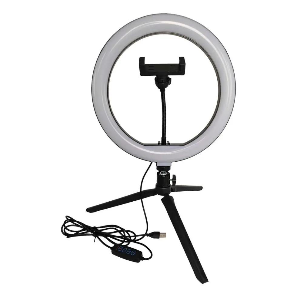 Lampa pierścieniowa LED Sanico Goldlux, do selfie, 26 cm, USB