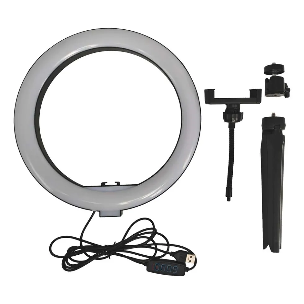 Lampa pierścieniowa LED Sanico Goldlux, do selfie, 26 cm, USB