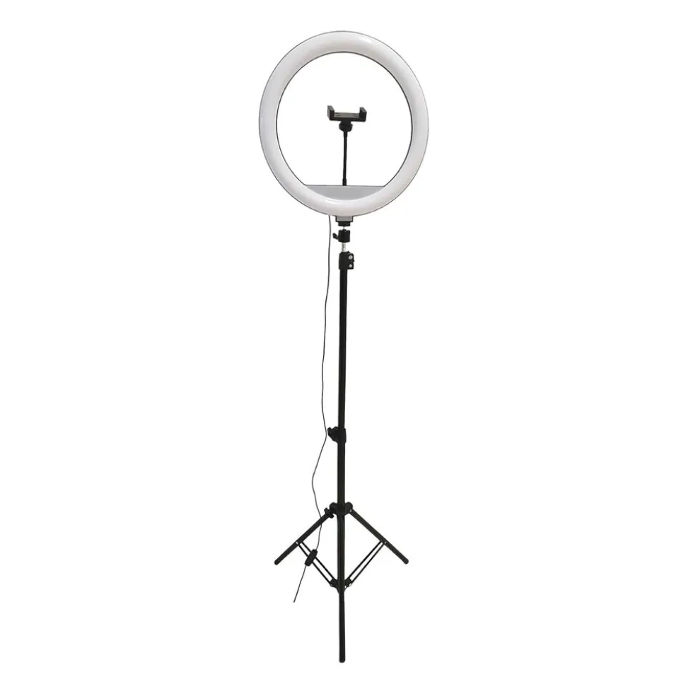 Lampa podłogowa LED Sanico Goldlux, do selfie, 36 cm, USB