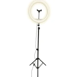 Lampa podłogowa LED Sanico Goldlux, do selfie, 36 cm, USB