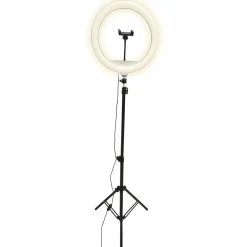 Lampa podłogowa LED Sanico Goldlux, do selfie, 36 cm, USB