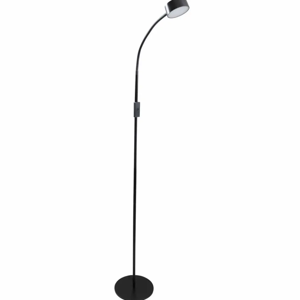 Lampa podłogowa LED Sanico Goldlux Bruno, 3000-6500K, czarna