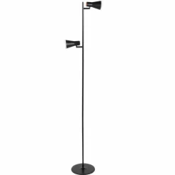 Lampa podłogowa LED Sanico Goldlux Berg, 3000K, czarna