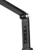 Lampa podłogowo-biurkowa LED Sanico Goldlux Ferrara, 3000-6000K, czarna