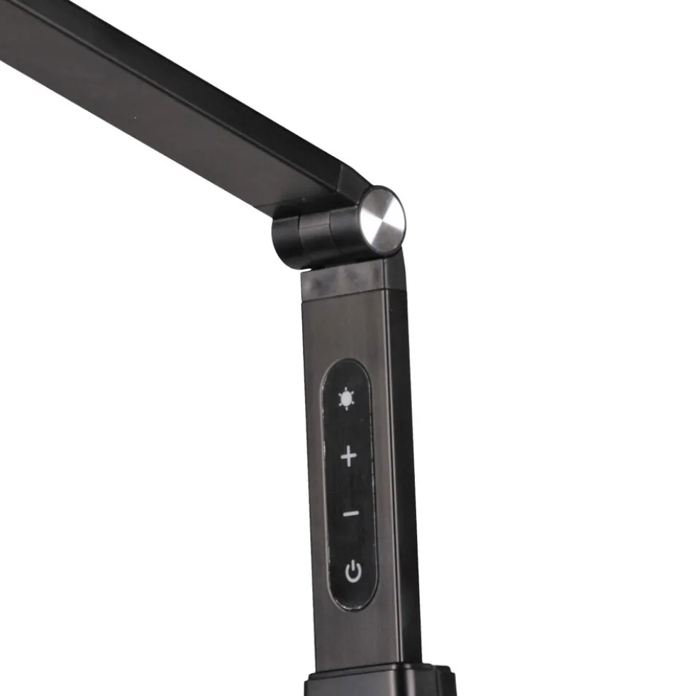 Lampa podłogowo-biurkowa LED Sanico Goldlux Ferrara, 3000-6000K, czarna