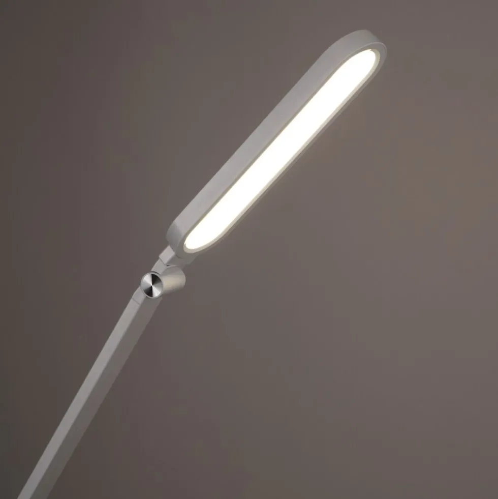 Lampa podłogowo-biurkowa LED Sanico Goldlux Ferrara, 3000-6000K, biała