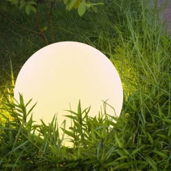 Lampa solarna 40 cm Sanico Goldlux, kula, 4000K, biała