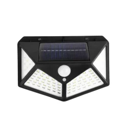 Lampa solarna LED Meven, ścienna, 100 diod LED