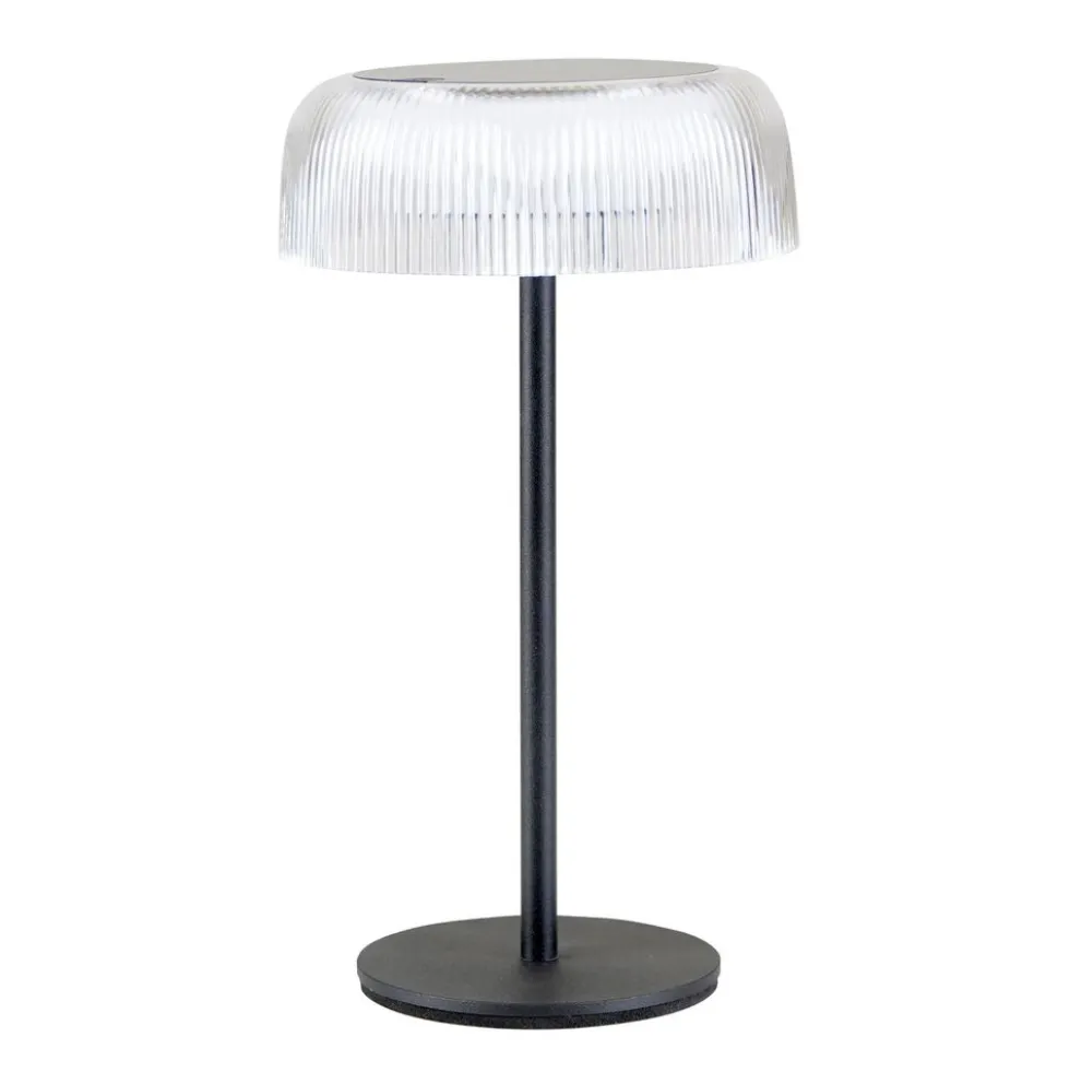 Lampa stołowa LED Sanico Goldlux Trypolis, USB-C, czarna