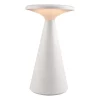 Lampa stołowa LED Sanico Goldlux Paros, USB-C, IP44, biała