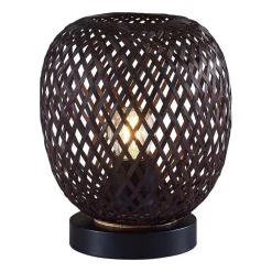 Lampa stołowa Sanico Goldlux Zanzibar Black, 18 x 21 cm, E27