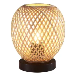 Lampa stołowa Sanico Goldlux Zanzibar Natural, 18 x 21 cm, E27