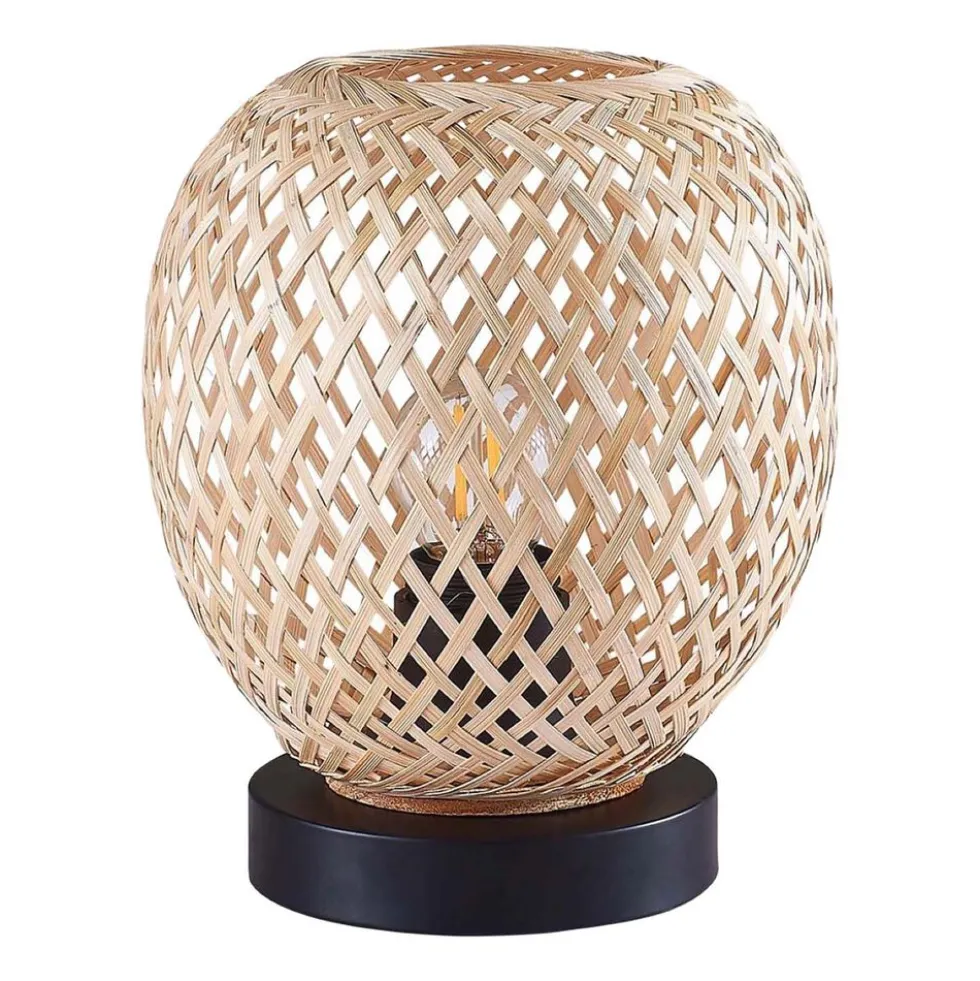 Lampa stołowa Sanico Goldlux Zanzibar Natural, 18 x 21 cm, E27