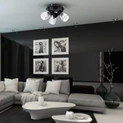 Lampa sufitowa okrągła Milagro Spot Best 3 x E14, czarna