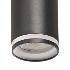 Lampa sufitowa wisząca Sanico Goldlux Paris, na szynie, 3 x 10GU, 1 m, czarna