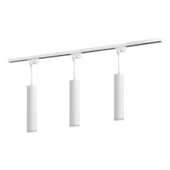 Lampa sufitowa wisząca Sanico Goldlux Paris, na szynie, 3 x 10GU, 1 m, biała