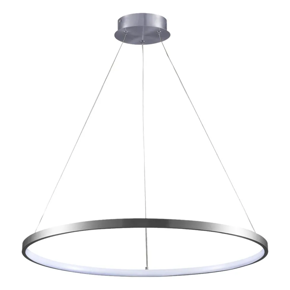 Lampa wisząca LED Sanico Goldlux Lea 1, 20 W, 4000K, srebrna