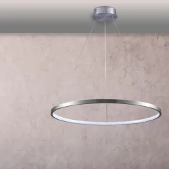 Lampa wisząca LED Sanico Goldlux Lea 1, 20 W, 4000K, srebrna