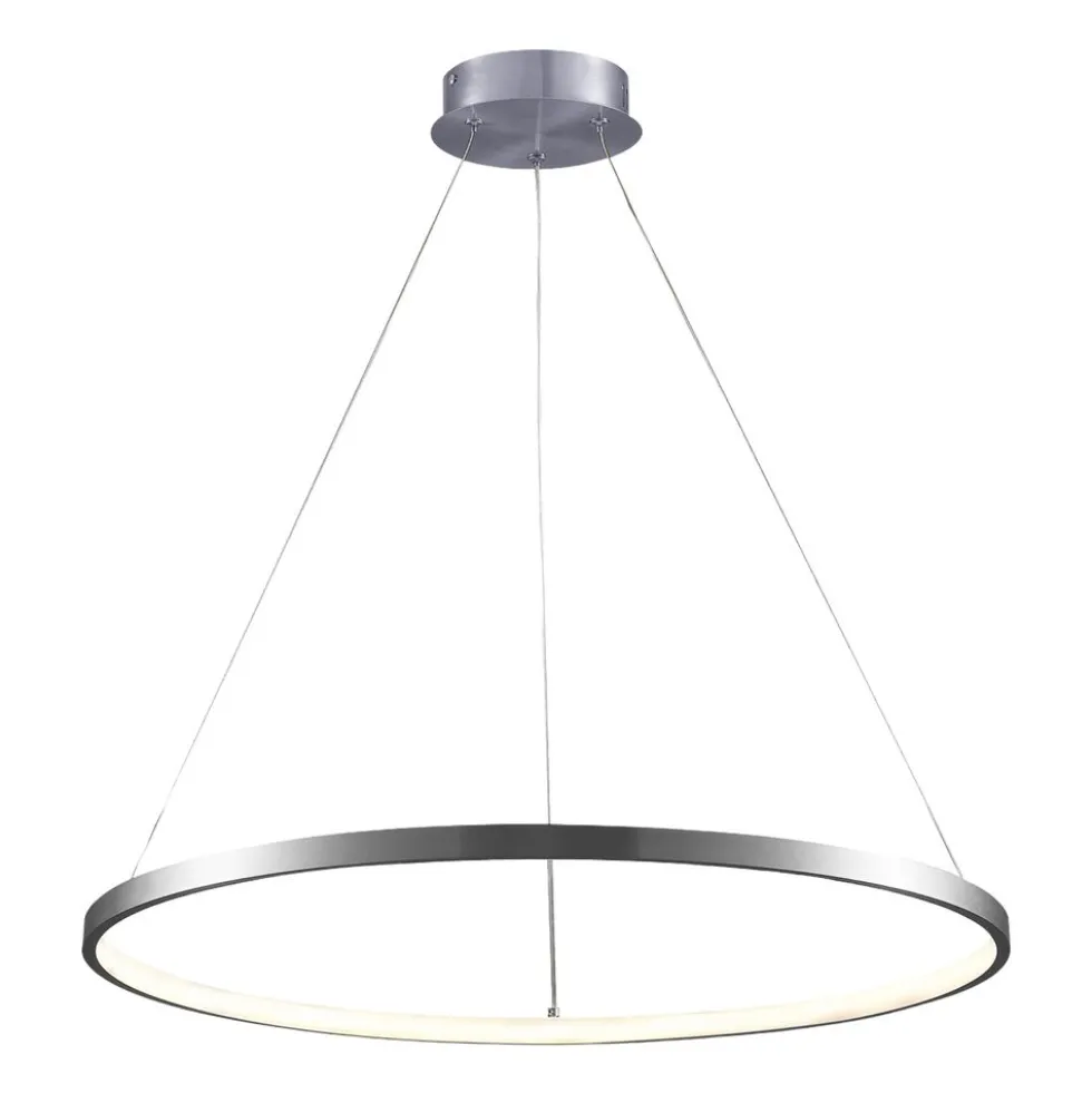 Lampa wisząca LED Sanico Goldlux Lea 1, 20 W, 4000K, srebrna