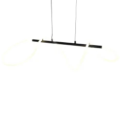 Lampa wisząca LED Sanico Goldlux Emma, 38 W, 4450lm, 4000K, czarna