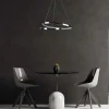 Lampa wisząca LED Sanico Goldlux Zefira, 50 cm, 4000K, nikiel