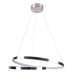 Lampa wisząca LED Sanico Goldlux Zefira, 50 cm, 4000K, nikiel
