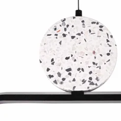 Lampa wisząca LED Sanico Goldlux Florentyna, 48 W, 4000K, lastryko, czarna