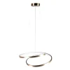 Lampa wisząca LED Sanico Goldlux Zefira, 50 cm, 4000K, złota