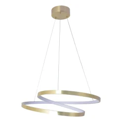 Lampa wisząca LED Sanico Goldlux Zefira, 50 cm, 4000K, złota