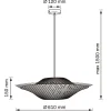 Lampa wisząca Sanico Goldlux Barbados, E27