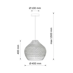 Lampa wisząca Sanico Goldlux Fuji, E27