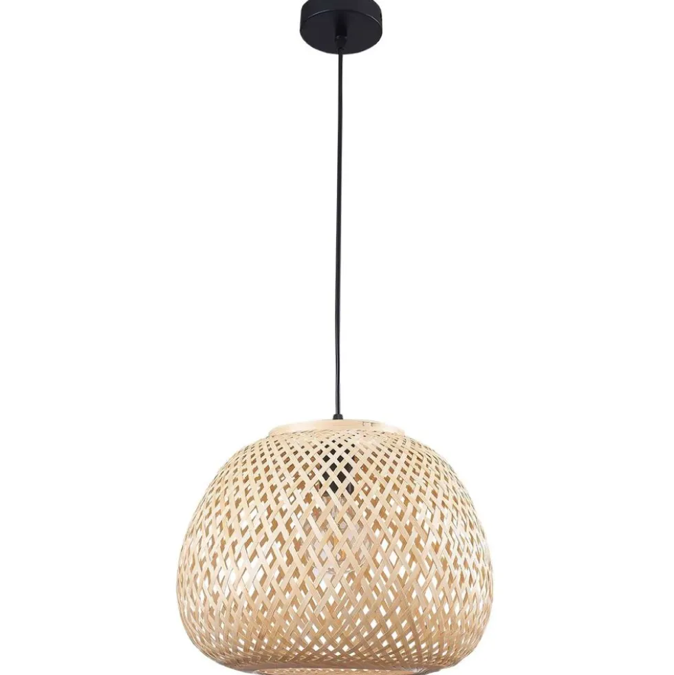 Lampa wisząca Sanico Goldlux Zanzibar Natural, 35 x 26 cm, E27