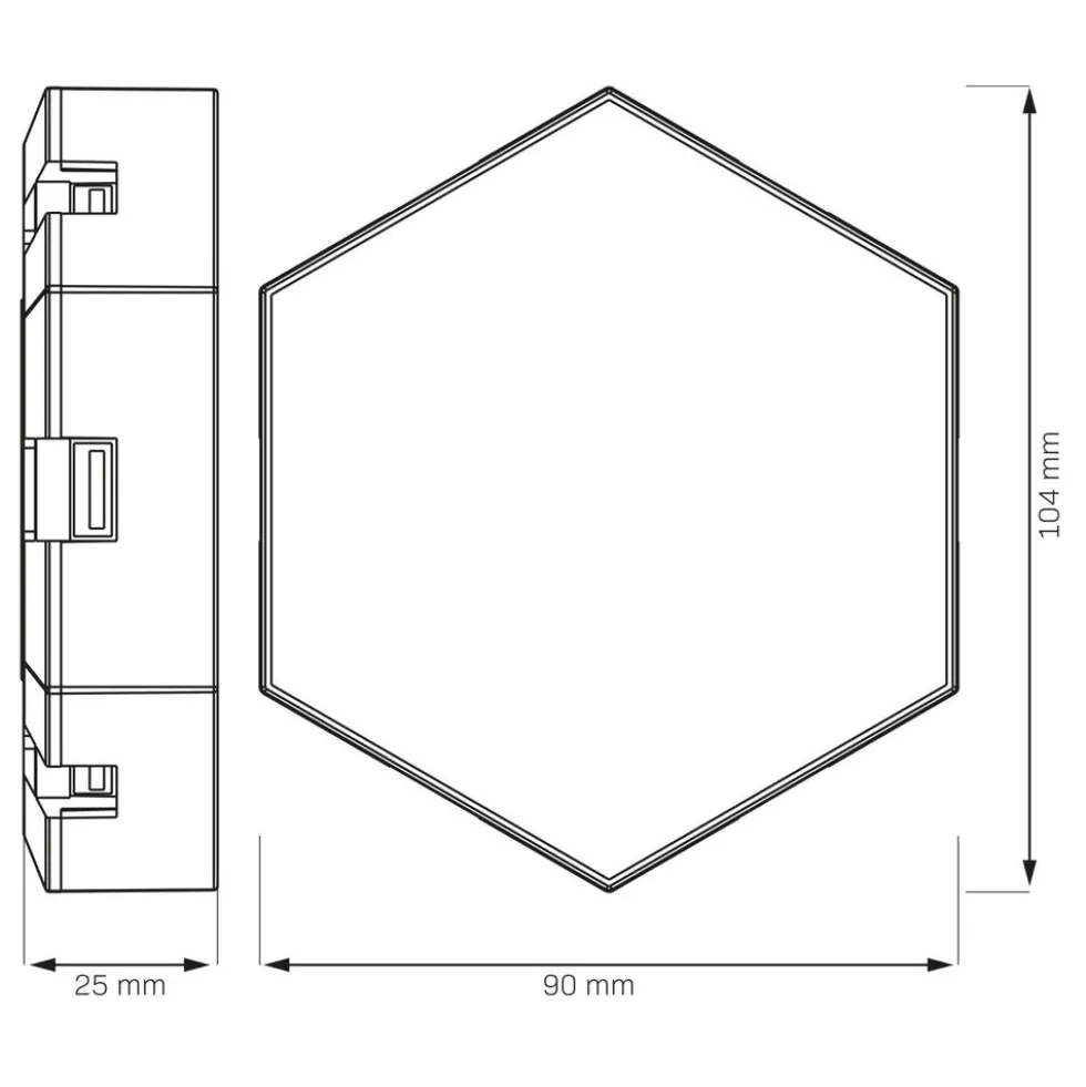 Lampka dekoracyjna LED Sanico Goldlux Maya RGB, 9 el., z pilotem RF