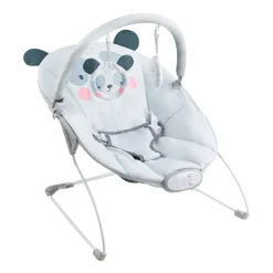 Leżaczek bujaczek MoMi Glossy Panda, 8 melodii