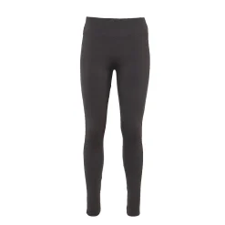 Legginsy damskie, czarne ze srebrnym paskiem, rozmiar S/M