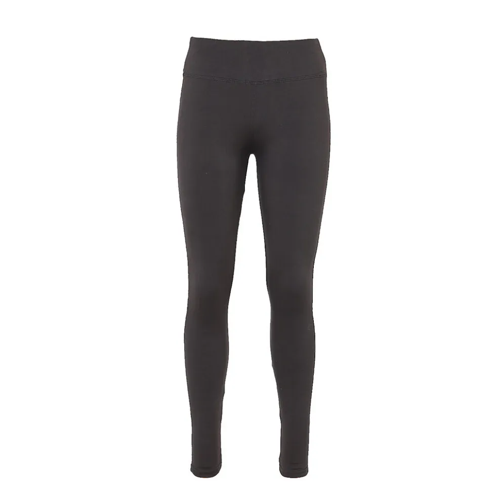 Legginsy damskie, czarne ze srebrnym paskiem, rozmiar S/M