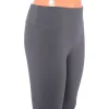 Legginsy damskie ¾, szare, rozmiar S/M