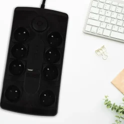 Listwa zasilająca Hykker, przeciwprzepięciowa, 8 gniazd, USB-A, USB-C