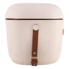 Lodówka turystyczna Vintage Cuisine, 18,8 l, z paskiem do przenoszenia, beżowa