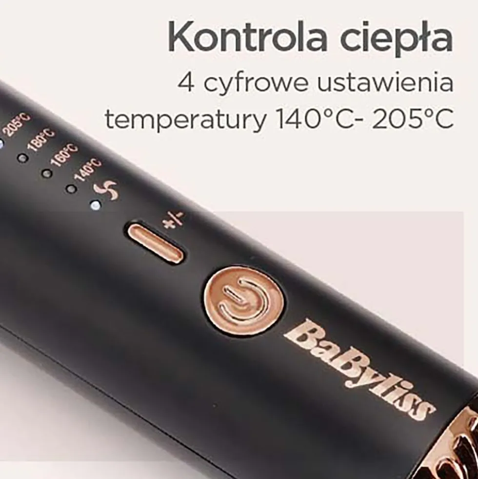 Lokówka BaByliss Curl Styler Luxe C115E, z chłodnym nawiewem, czarna