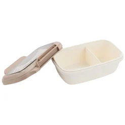 Lunchbox Florina, 1 l, z łyżką i widelcem, beżowy