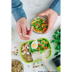 Lunchbox podgrzewany Adler AD 4474, zielony