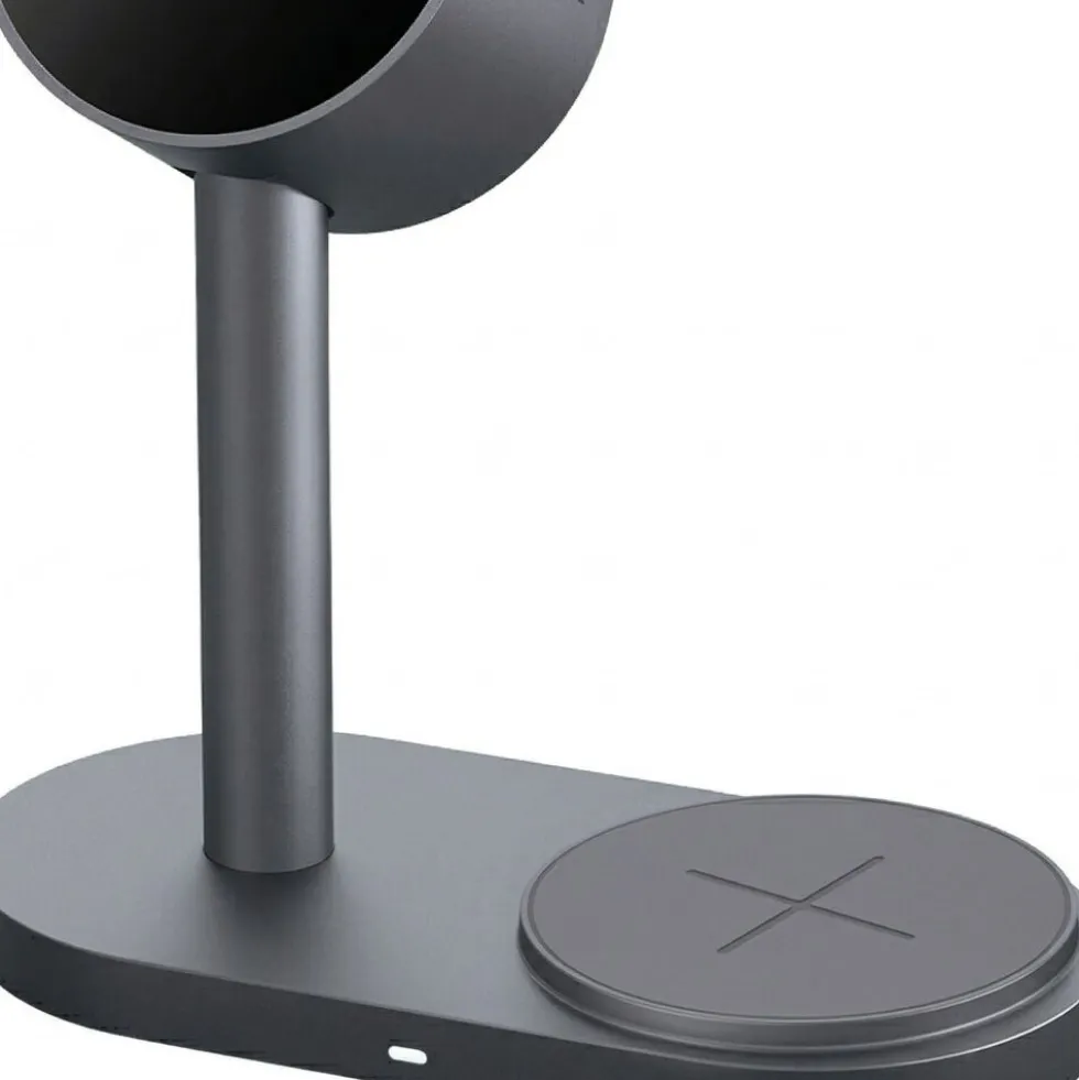 Magnetyczna ładowarka bezprzewodowa 2 w 1 Aukey LC-MC213, QI2.2, 25 W