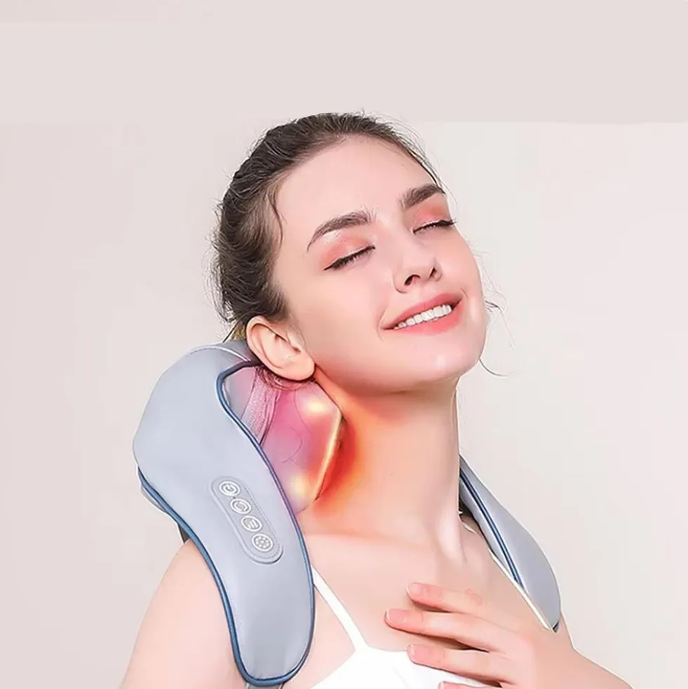 Masażer karku pleców i szyi Blow Relax, szary