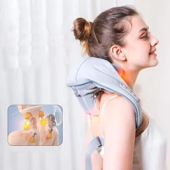 Masażer karku pleców i szyi Blow Relax, szary